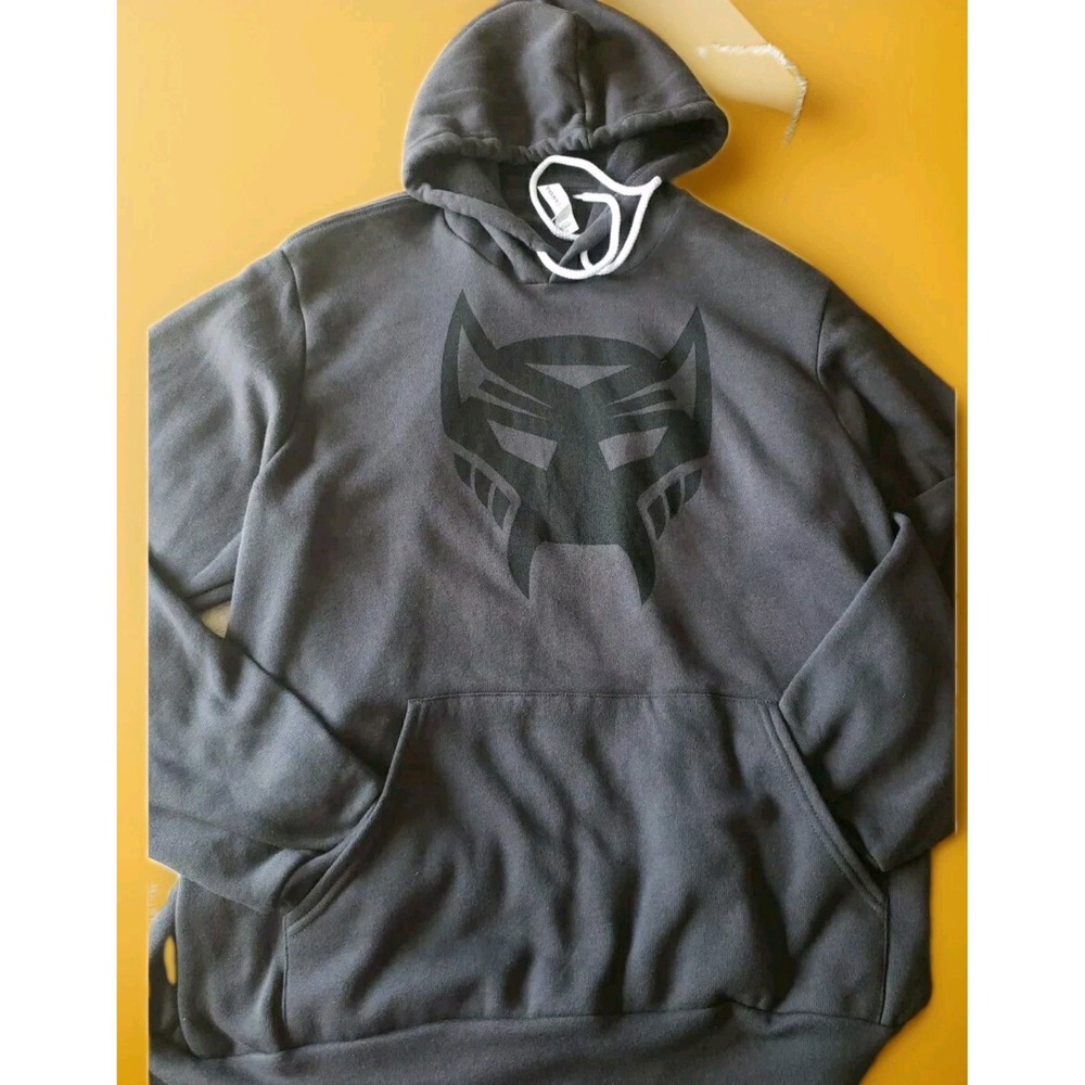 Transformers Mens Lrg Rise Of The Beasts Hooded Sweatshirt Dark Gray Lightweight